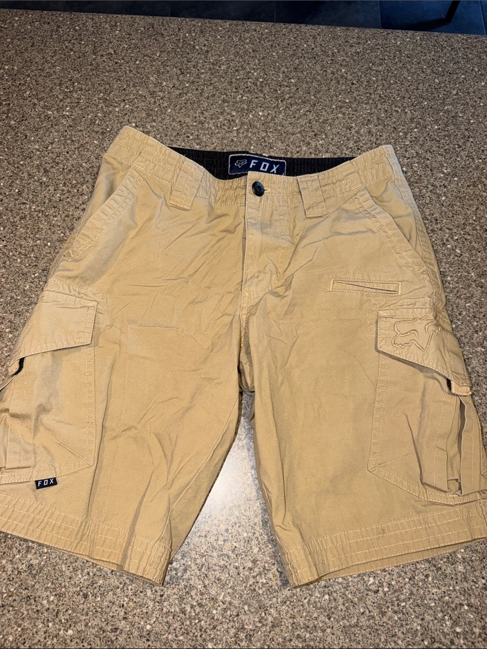 Fox Men’s Khaki Cargo Shorts